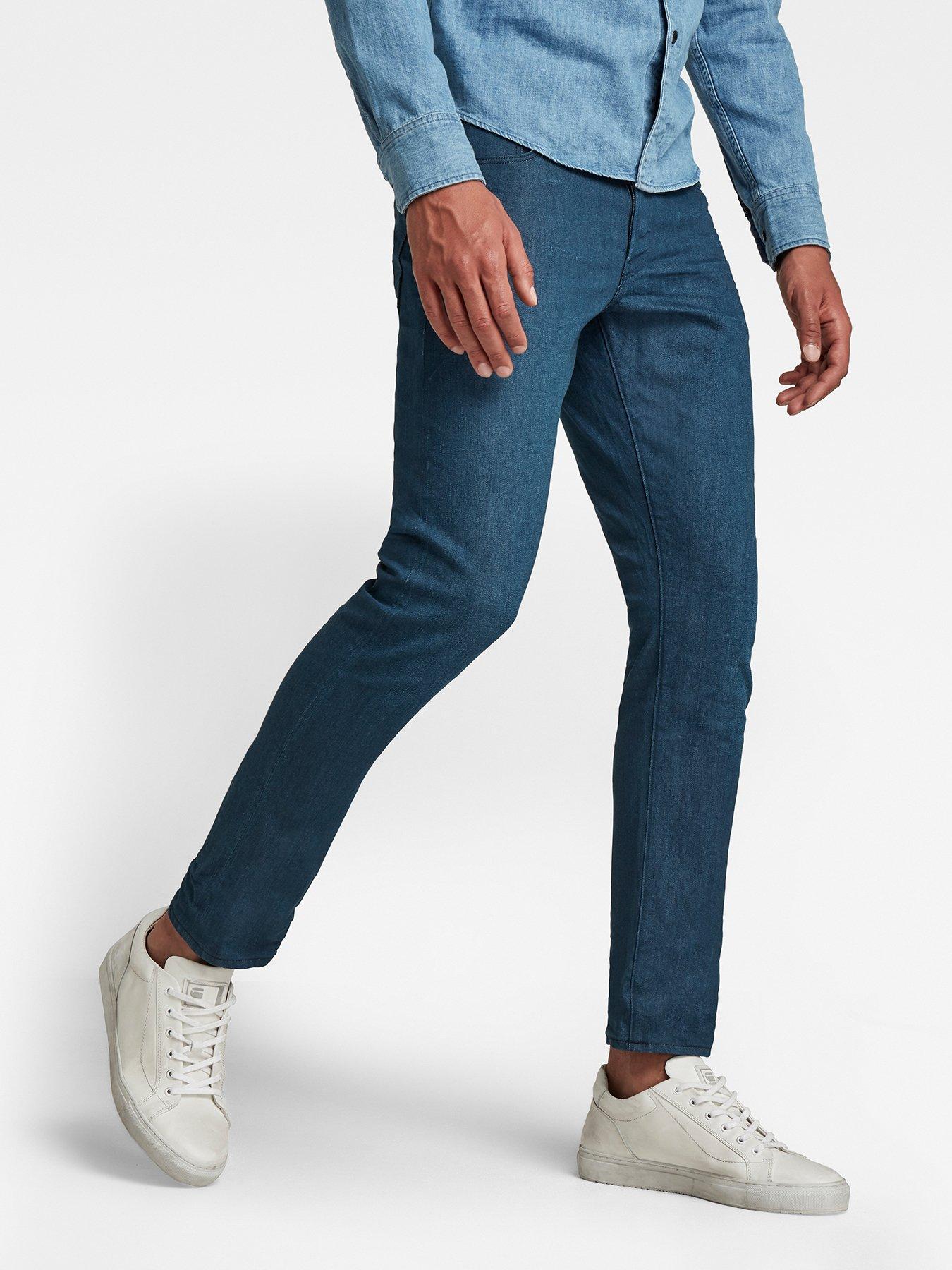 Grey Black Blue Casual Midweight Jeans Pants Sonms Mens Fashion Boutique Pure Color Slim Leisure Jeans 